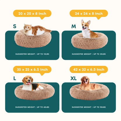 Sweetcrispy Large Dog Orthopedic Memory Foam Sofa Bed with 3-Sided Bolsters, Waterproof Fleece Detachable Cover, Non-Slip Base, and Enhanced Joint Relief for Extra Neck and Head Support - 20" L x 24" W x 8" H, 24-48 Hour Recovery Time