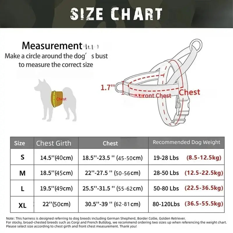 Lightweight Nylon No-Pull Adjustable Dog Harness - Chafe-Resistant, Secure Control, Quick Release Vest with Reflective Features for Daily Walks and Camping (Solid, S/M Sizes, Multi-Breed Fit)