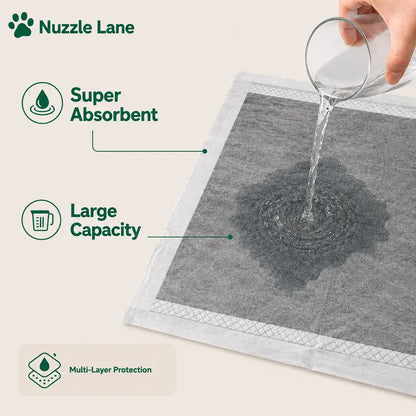 Premium Disposable Puppy Training Pads with Carbon Layer - Quick-Dry and Leakproof Solution for Effective Housebreaking
