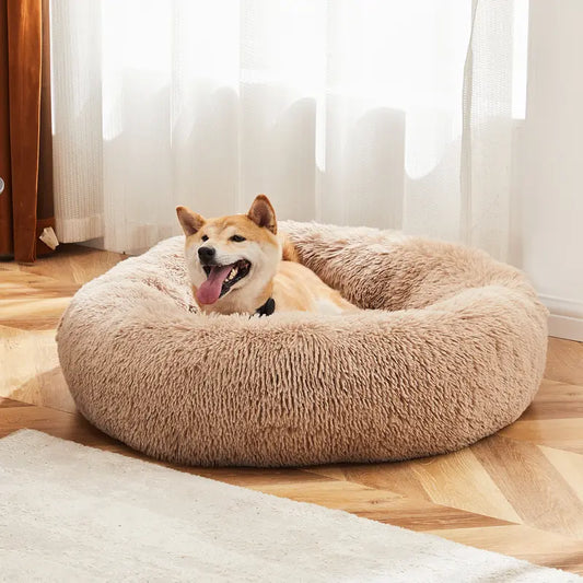 Sweetcrispy Large Dog Orthopedic Memory Foam Sofa Bed with 3-Sided Bolsters, Waterproof Fleece Detachable Cover, Non-Slip Base, and Enhanced Joint Relief for Extra Neck and Head Support - 20" L x 24" W x 8" H, 24-48 Hour Recovery Time